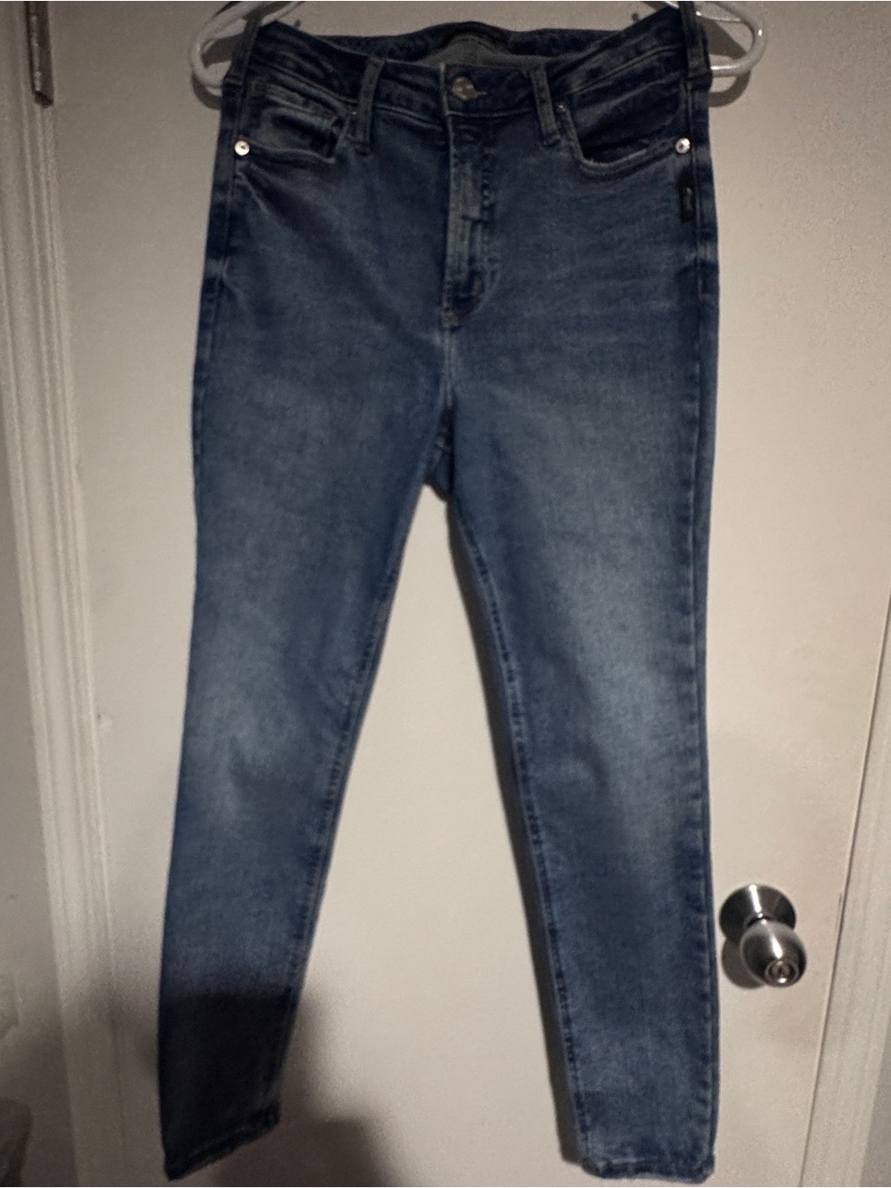 Silver Classic High-Rise Women’s Jeans in Dark Blue